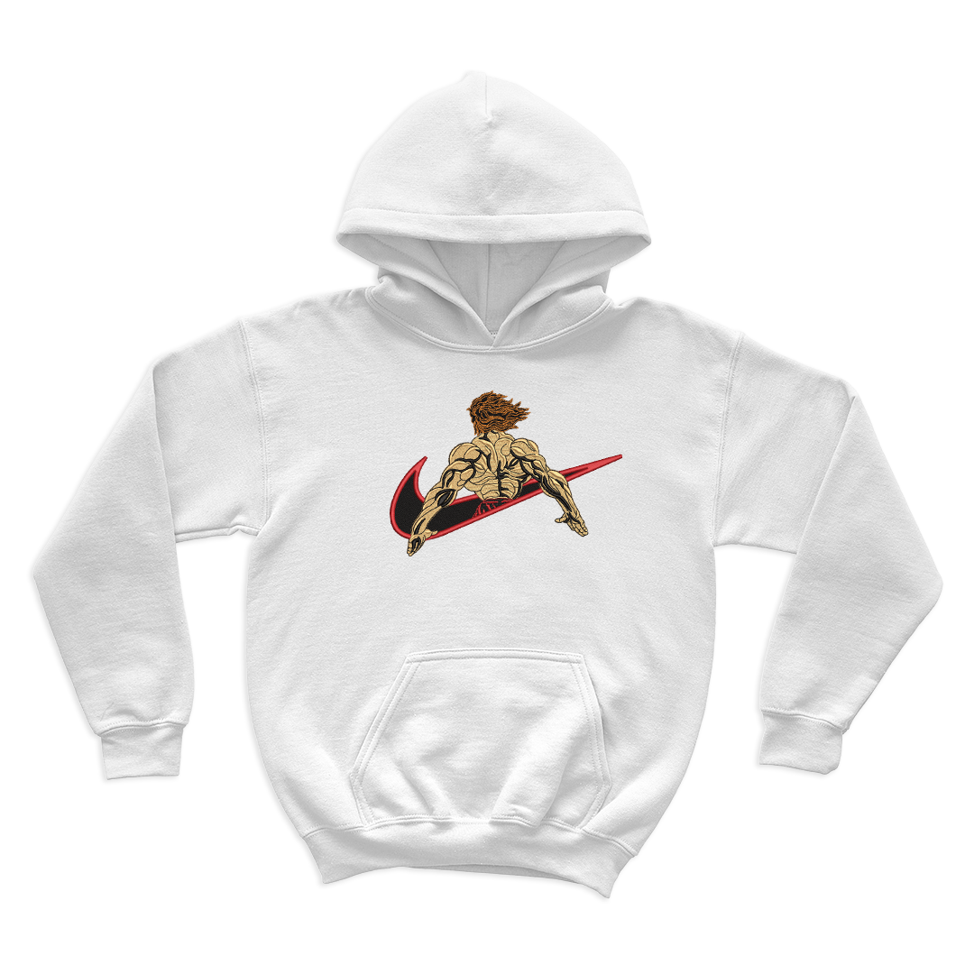 Baki the Grappler X hanma yujiro Embroidered Oversize Hoodie