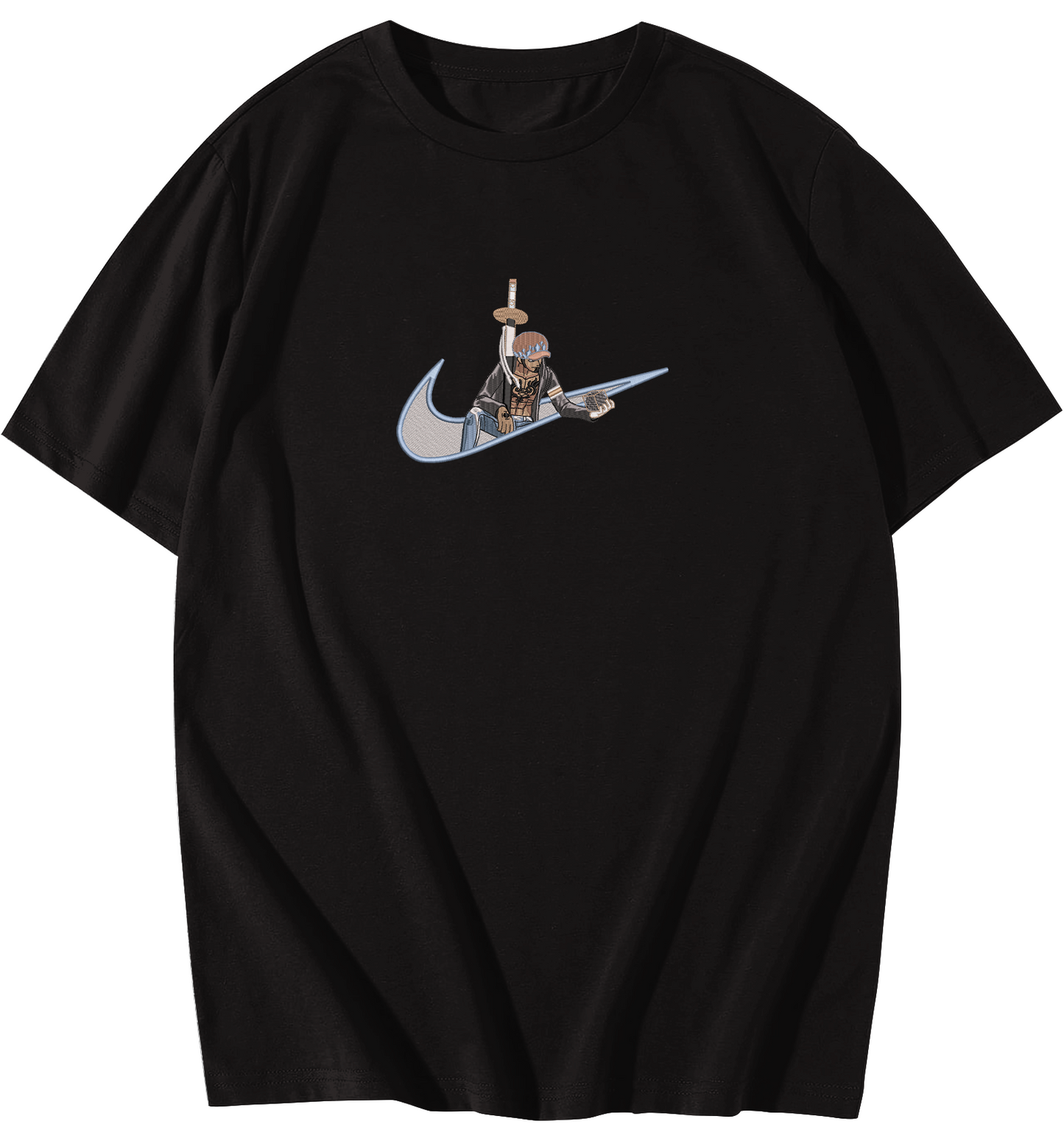 Trafalgar D. Water Law embroidered Oversize T-Shirt