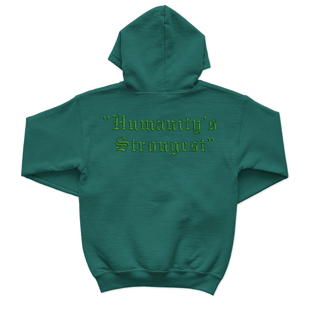 Humanity's strongest Embroidered Hoodie