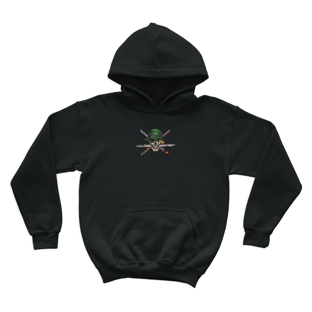 Zoro King of Hell Embroidered Hoodie