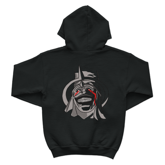 Statue of God Embroidered Hoodie