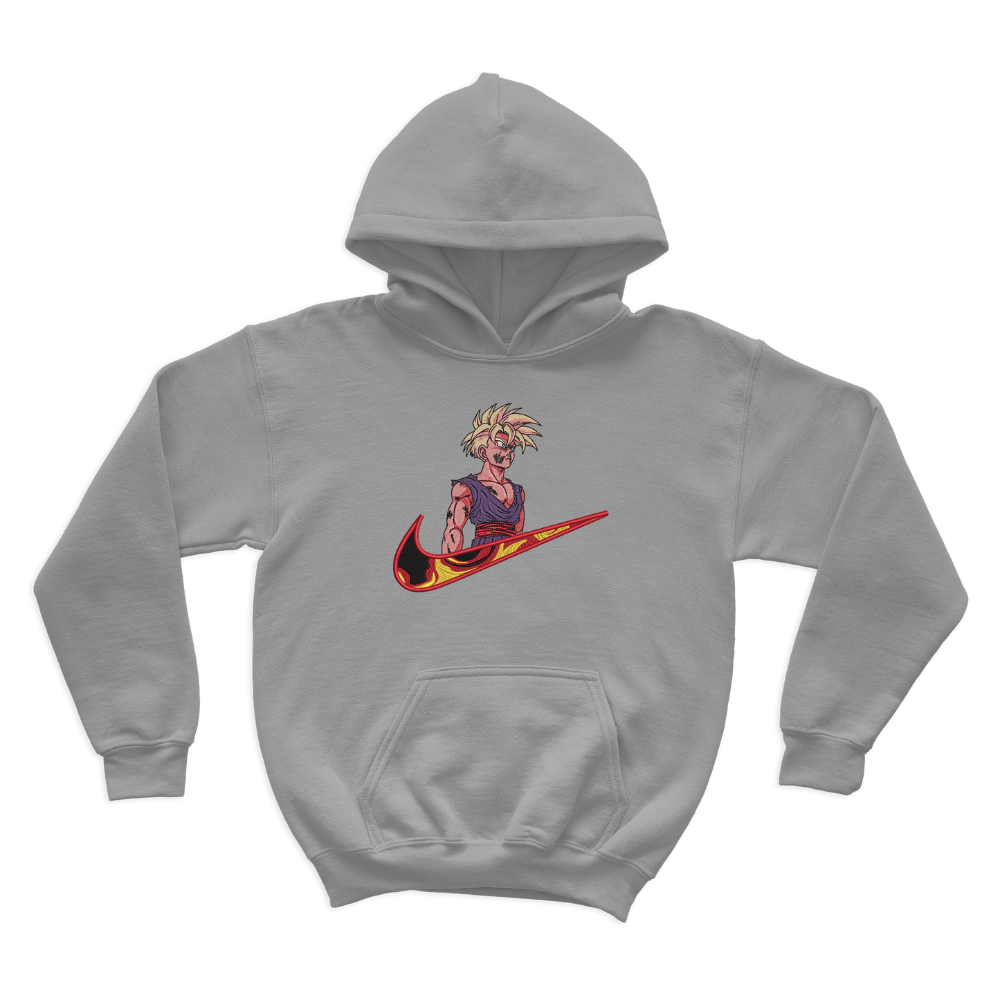 Gohan rage Embroidered Hoodie