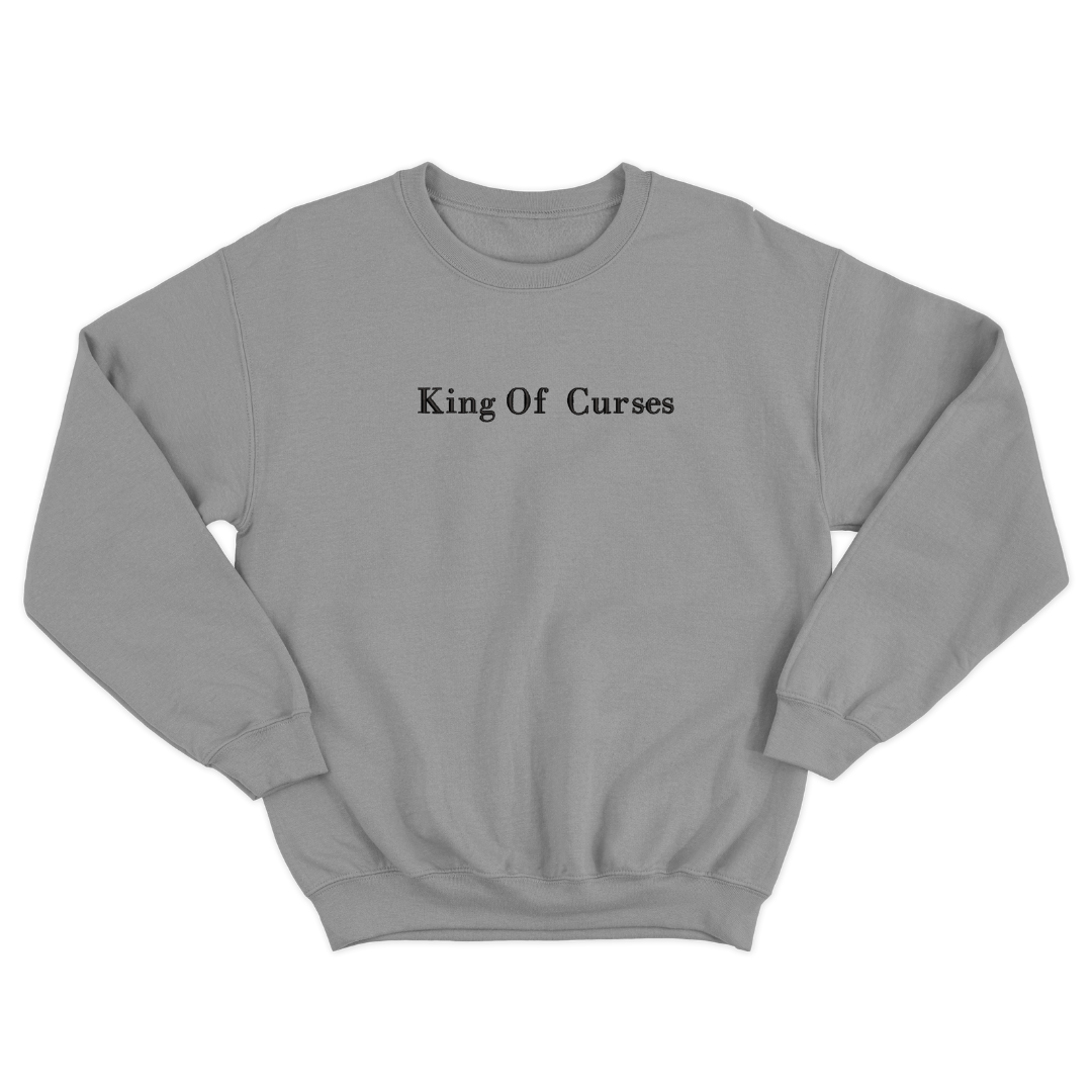 King of Curses Embroidered Sweatshirt