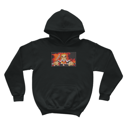 Kyojuro Rengoku Embroidered Hoodie