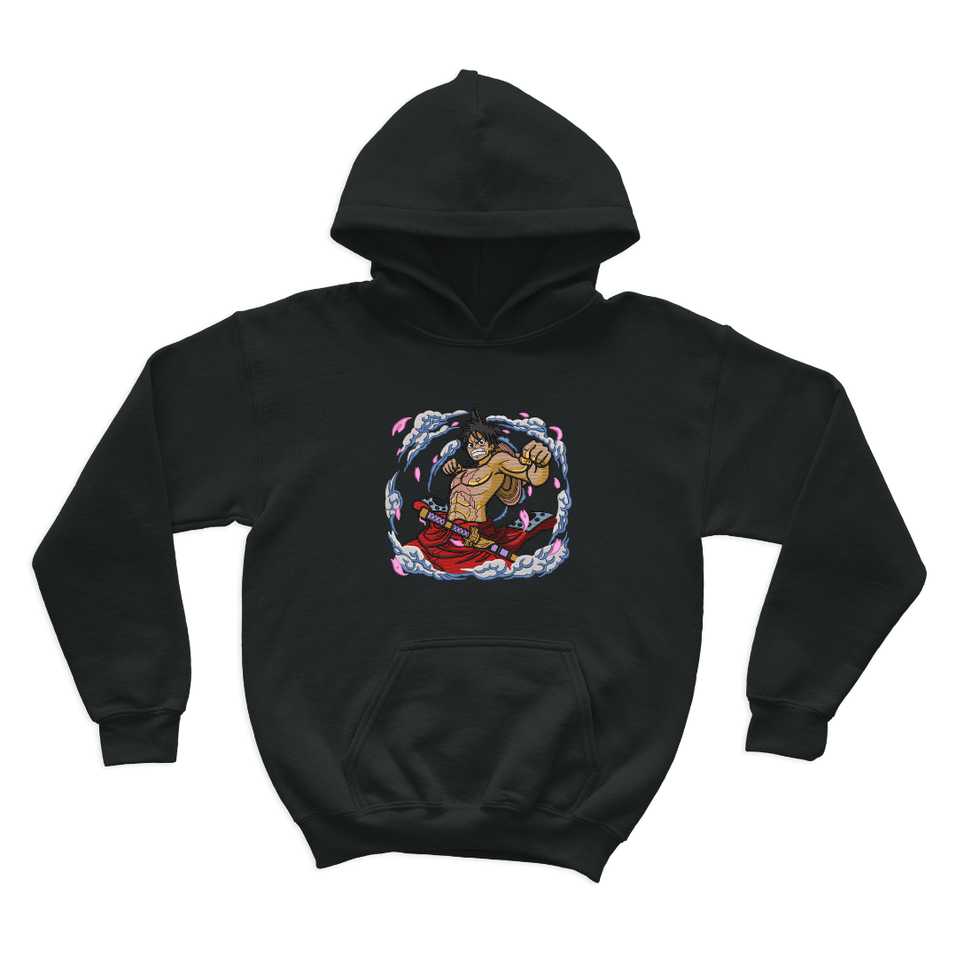 Luffy Embroidered Hoodie