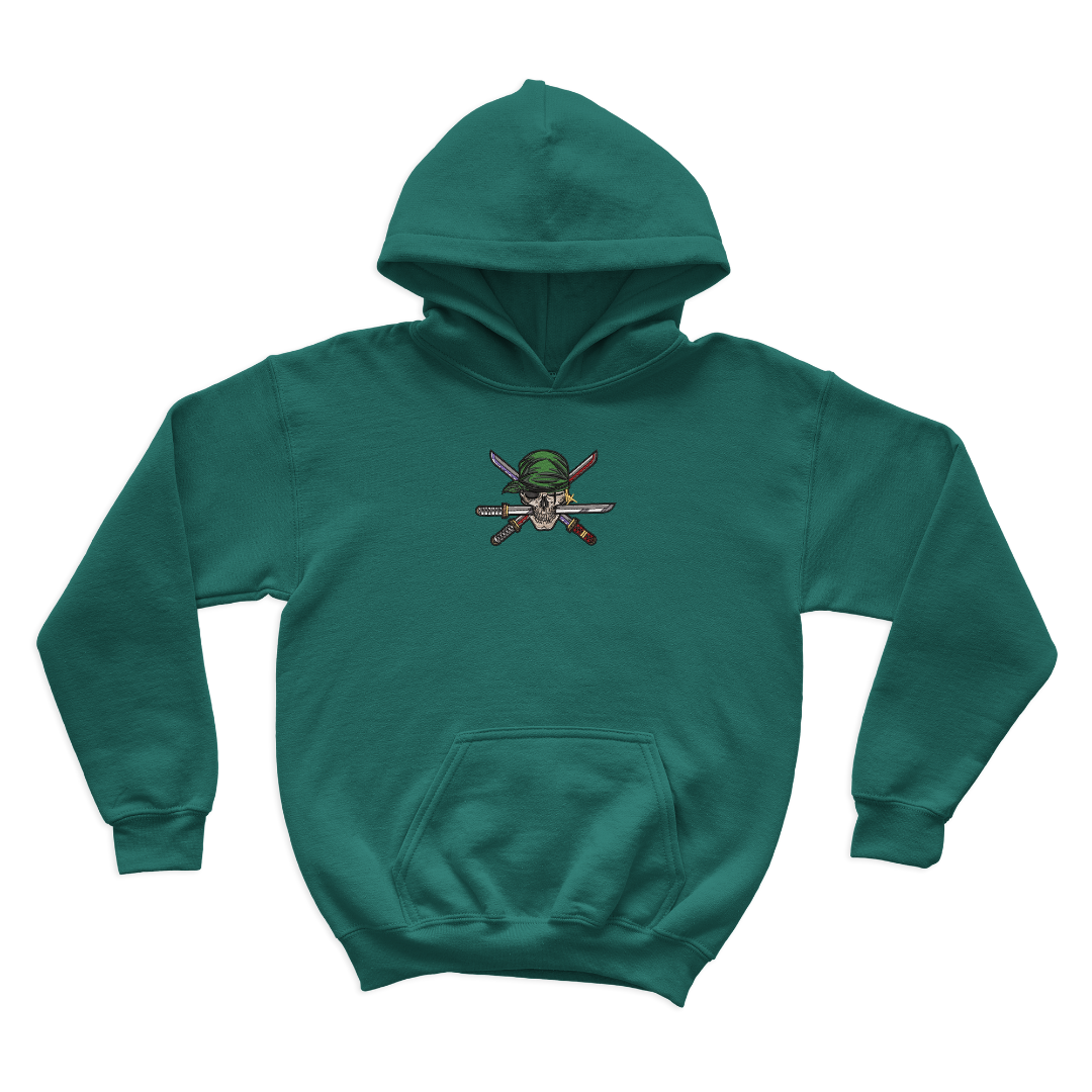 Zoro King of Hell Embroidered Hoodie