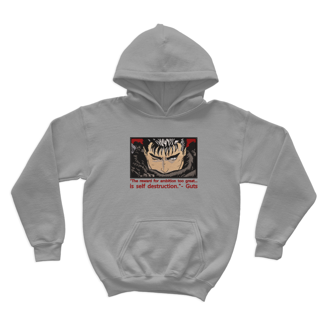 Guts  Embroidered Hoodie