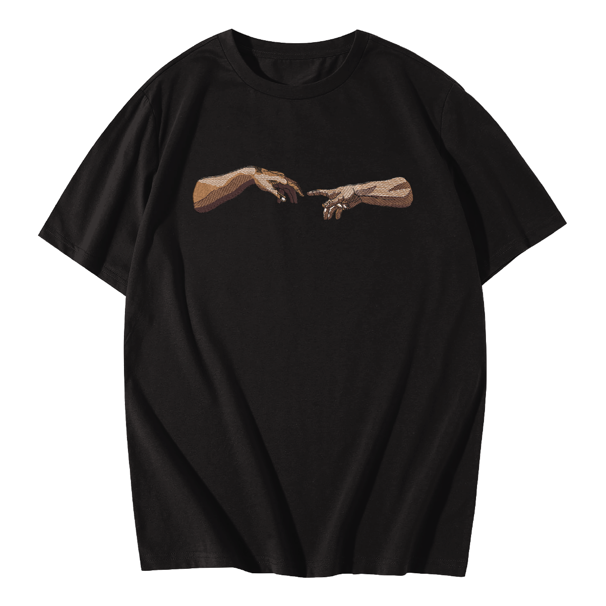 Creation of Adam Embroidered Oversized T-Shirt