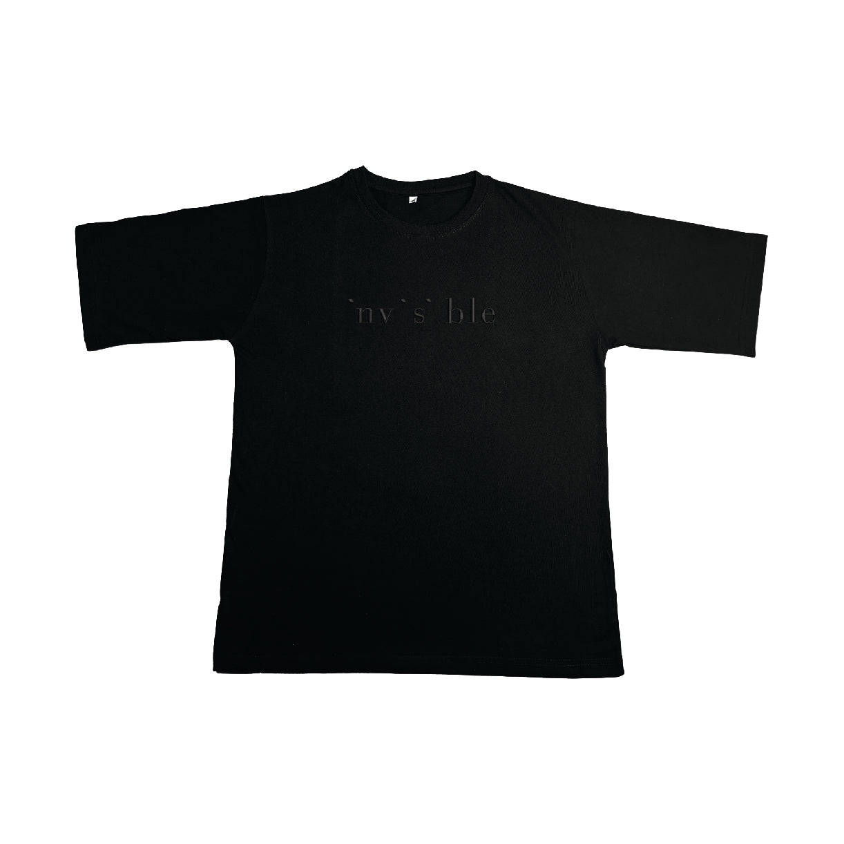 Invisible Embroidered Oversize  T-Shirt