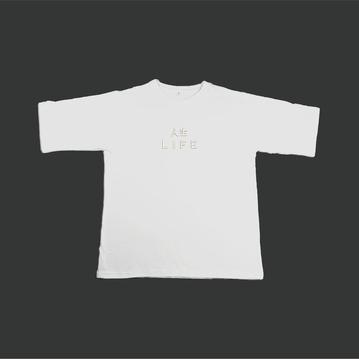 Life Embroidered Oversize T-Shirt