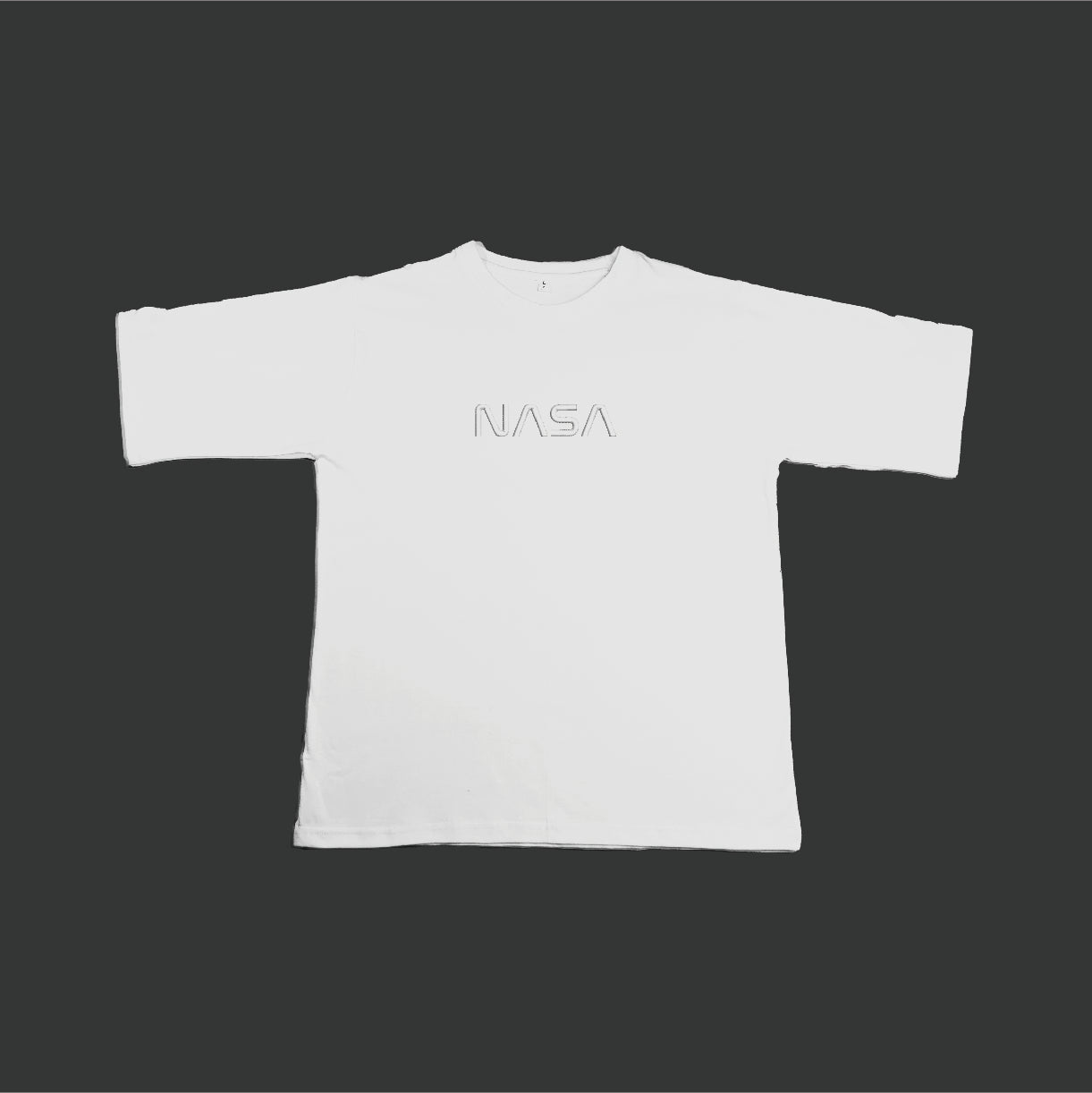 NASA Embroidered Oversize T-Shirt