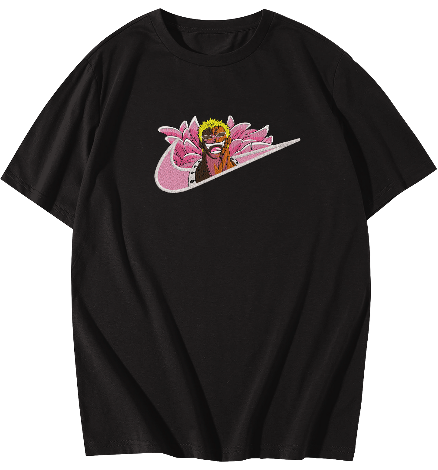 Doflamingo Embroidered Oversize T-Shirt