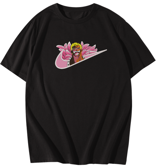 Doflamingo Embroidered Oversize T-Shirt