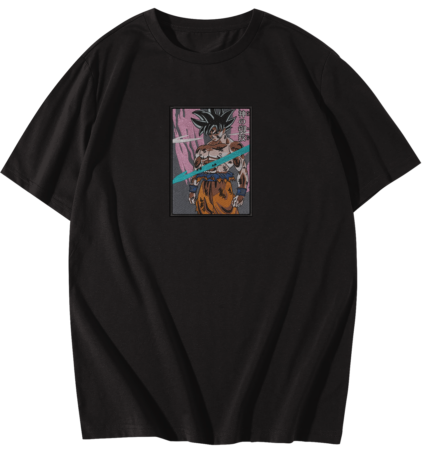 Goku embroidered Oversize T-Shirt