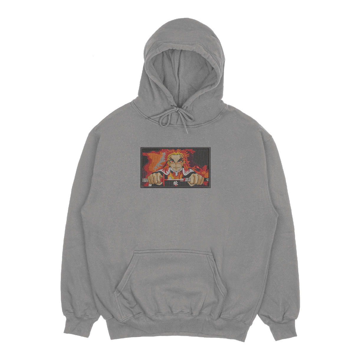 Kyojuro Rengoku Embroidered Hoodie