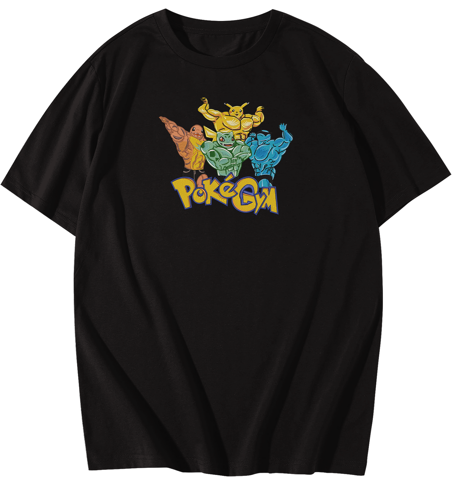 Pokegym Embroidered Oversize T-Shirt