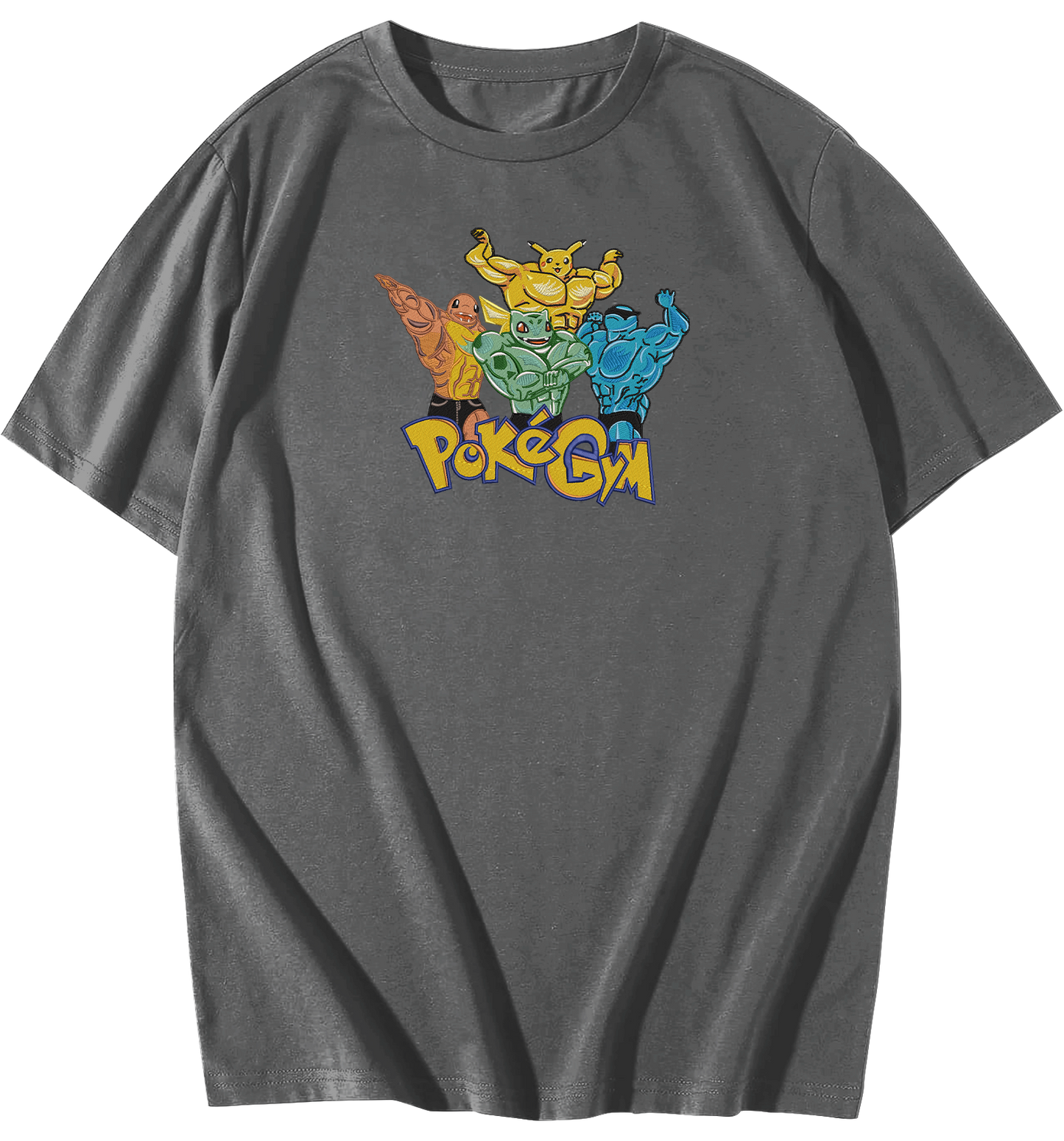 Pokegym Embroidered Oversize T-Shirt
