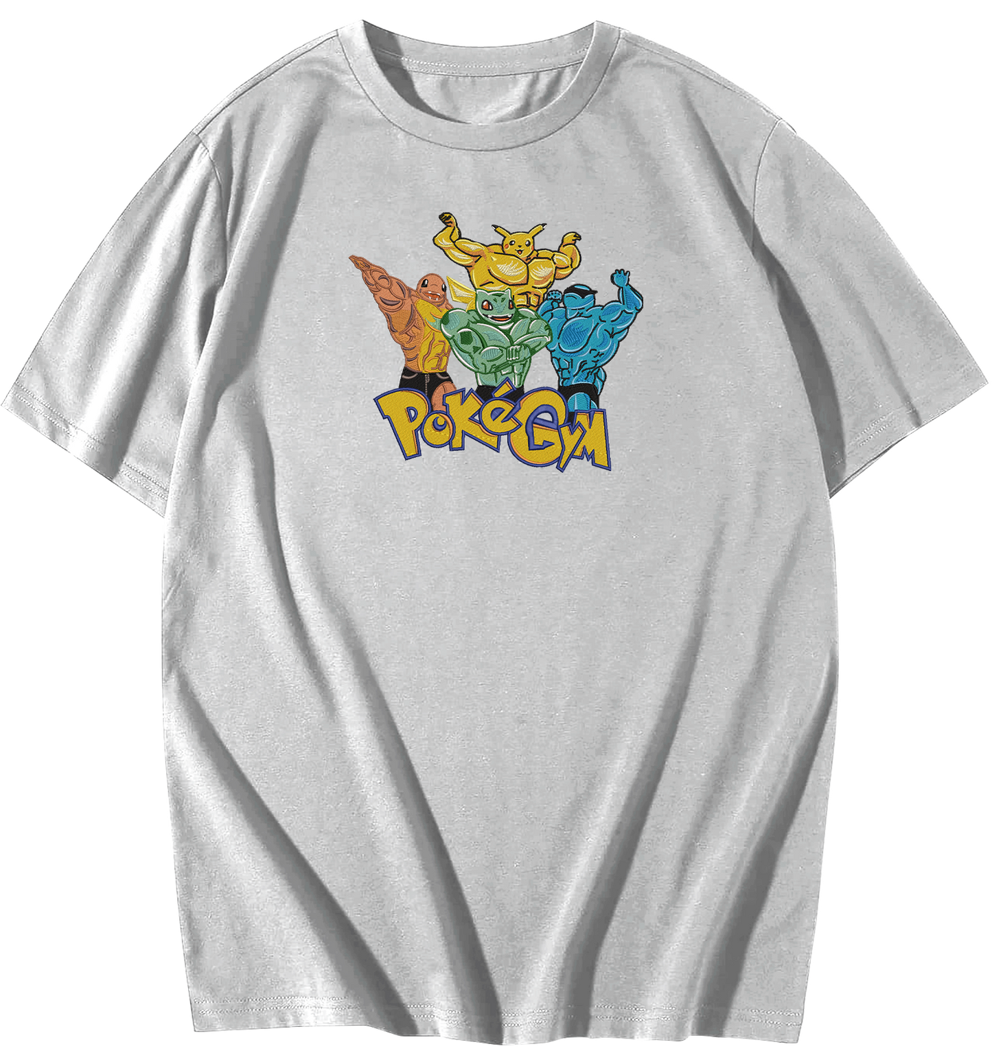 Pokegym Embroidered Oversize T-Shirt