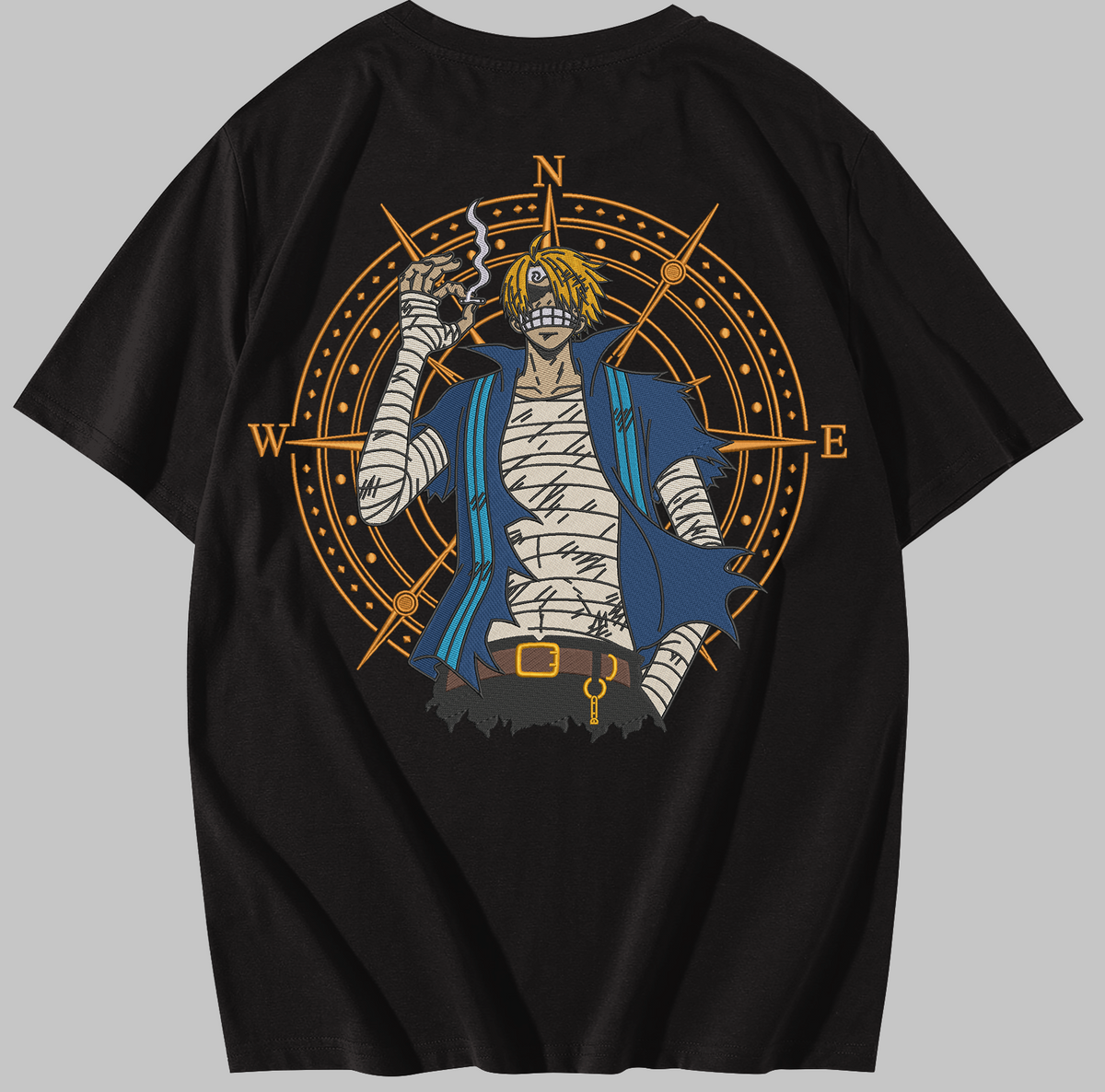 Sanji Embroidered Oversize T-Shirt