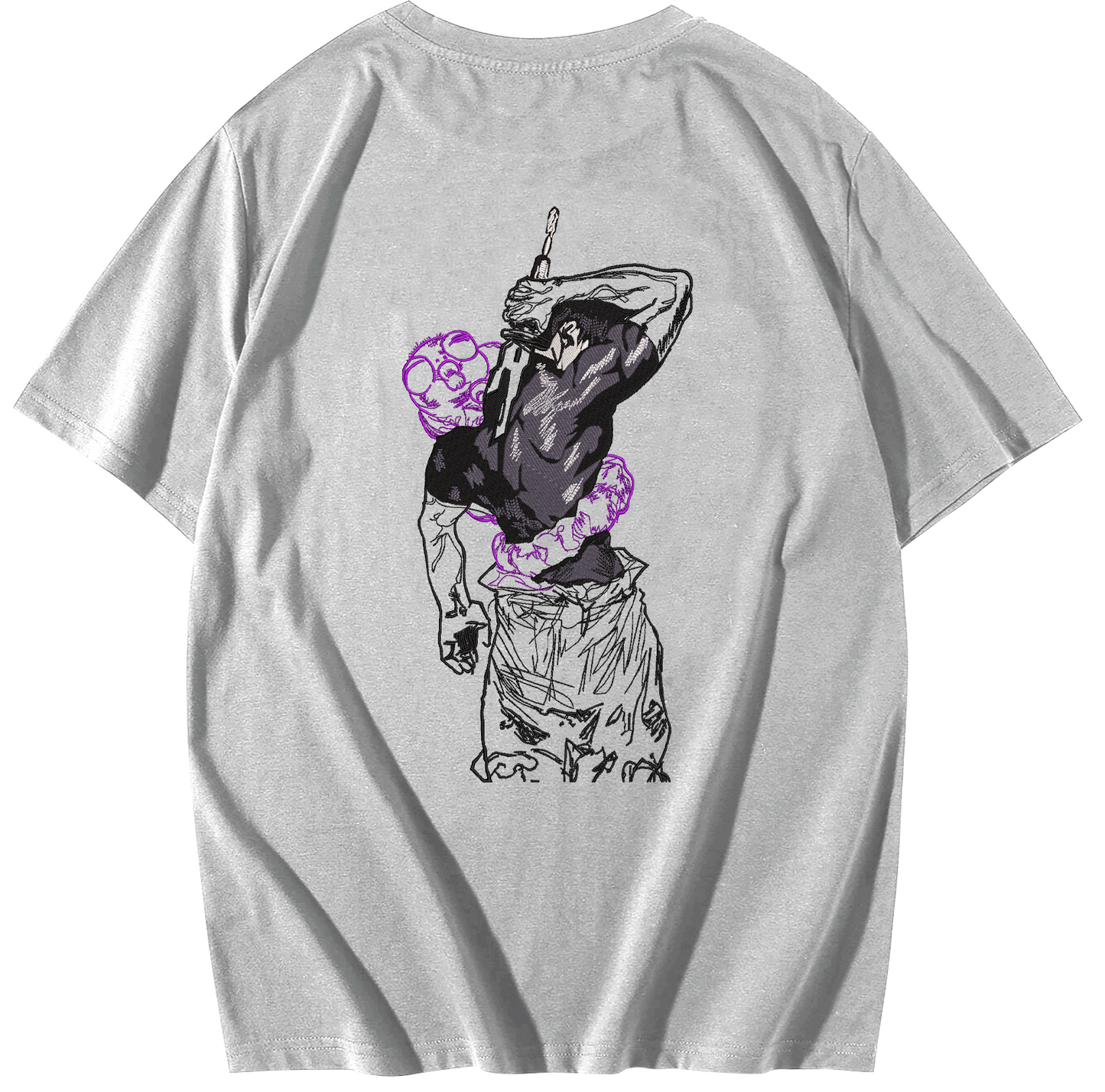 The One Who Left It all Behind Embroidered Oversize T-Shirt