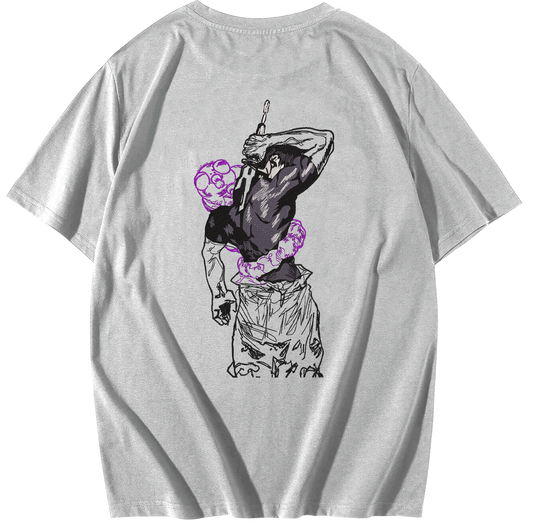 The One Who Left It all Behind Embroidered Oversize T-Shirt