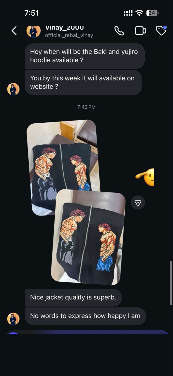 Customer photo