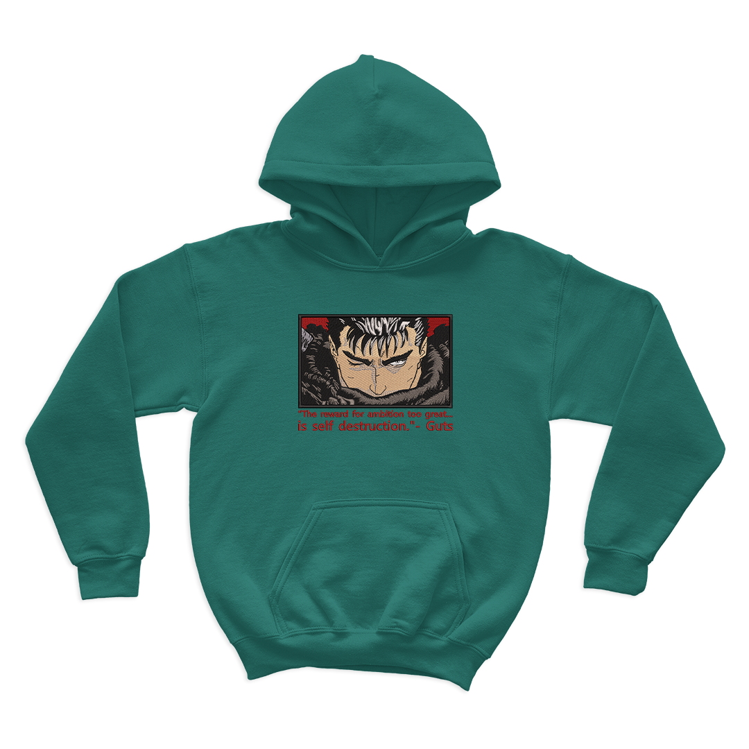 Guts  Embroidered Hoodie