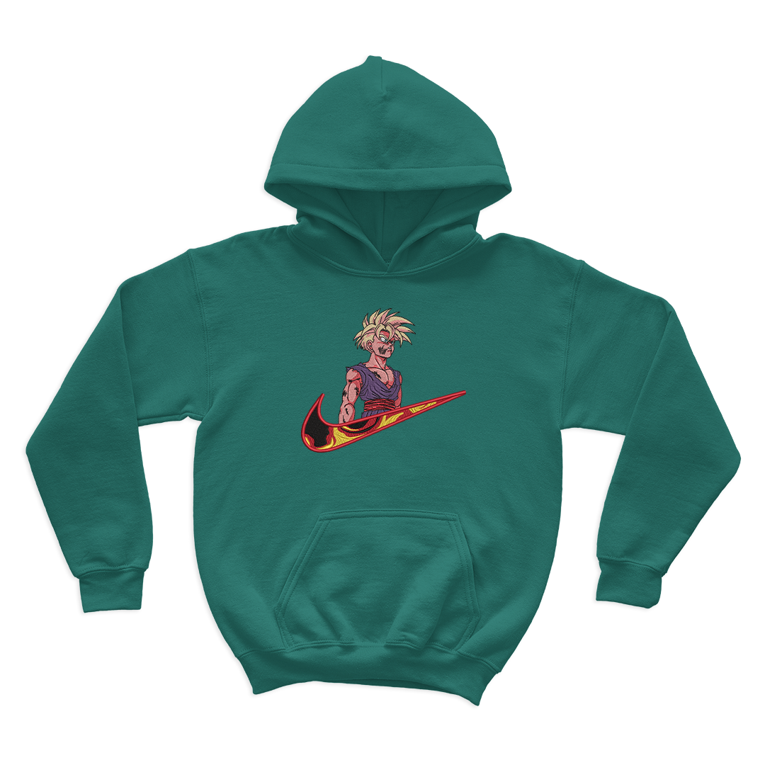 Gohan rage Embroidered Hoodie