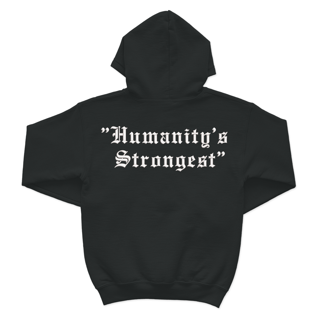 Humanity's strongest Embroidered Hoodie