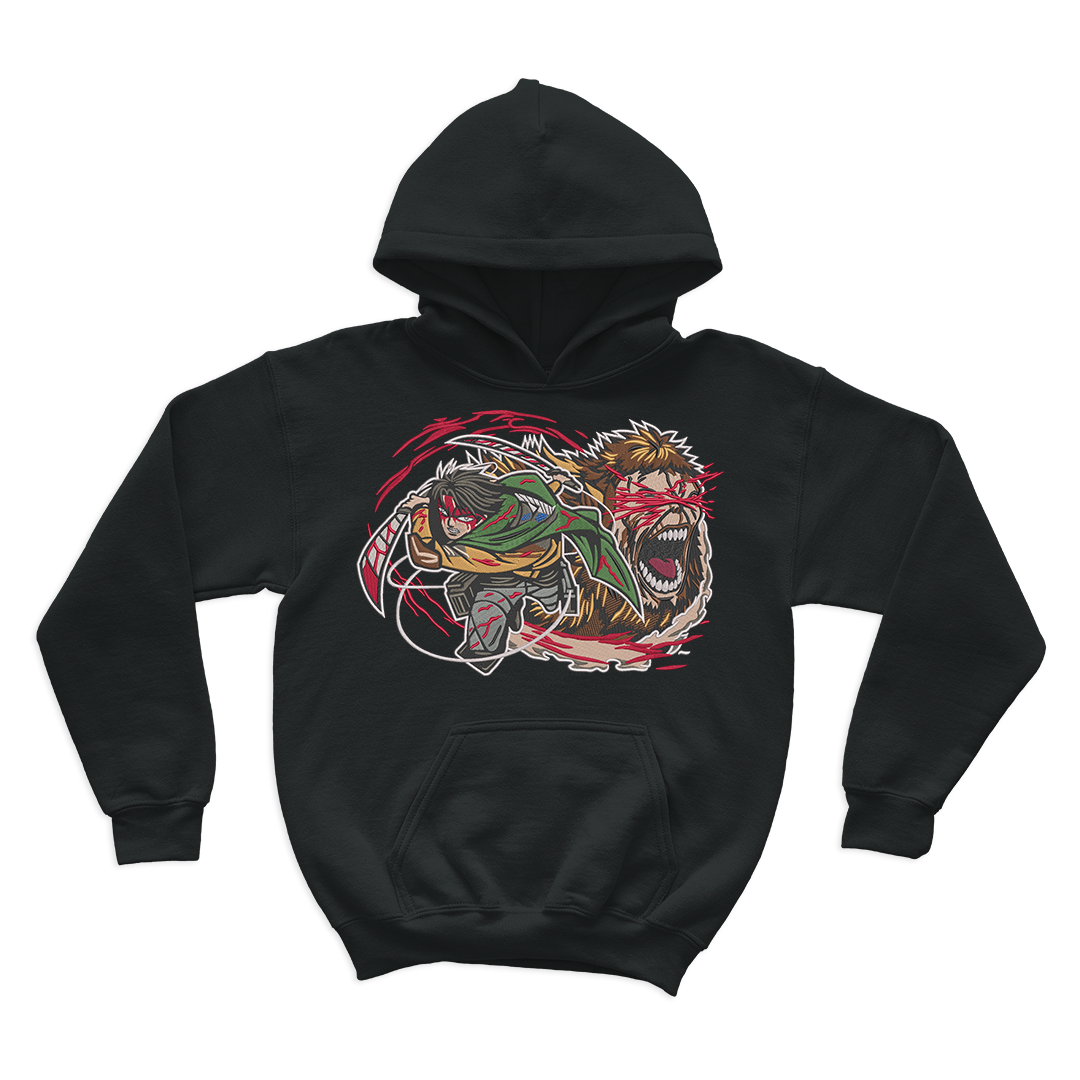 Humanity's strongest Embroidered Hoodie