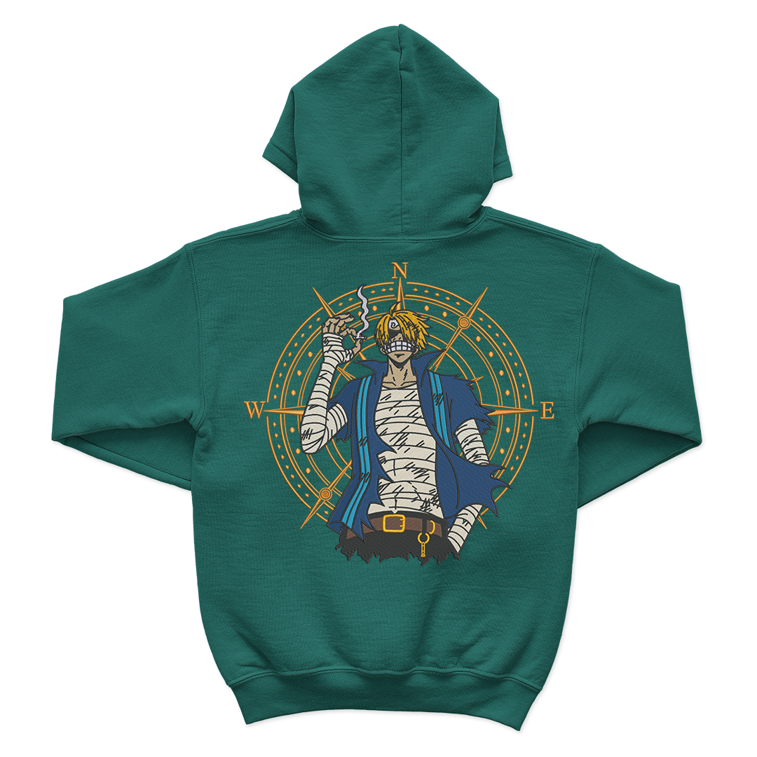 Sanji Embroidered Hoodie