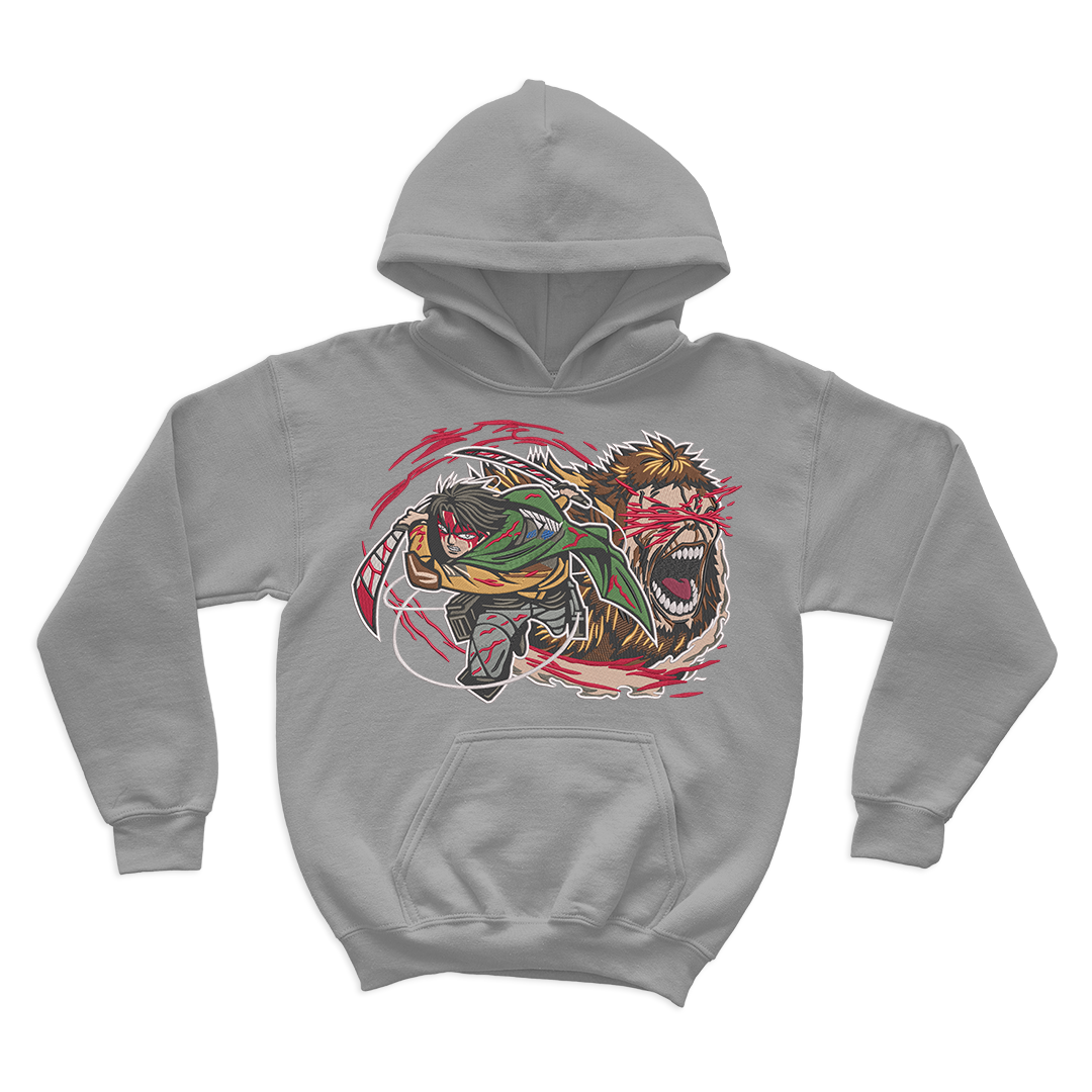 Humanity's strongest Embroidered Hoodie