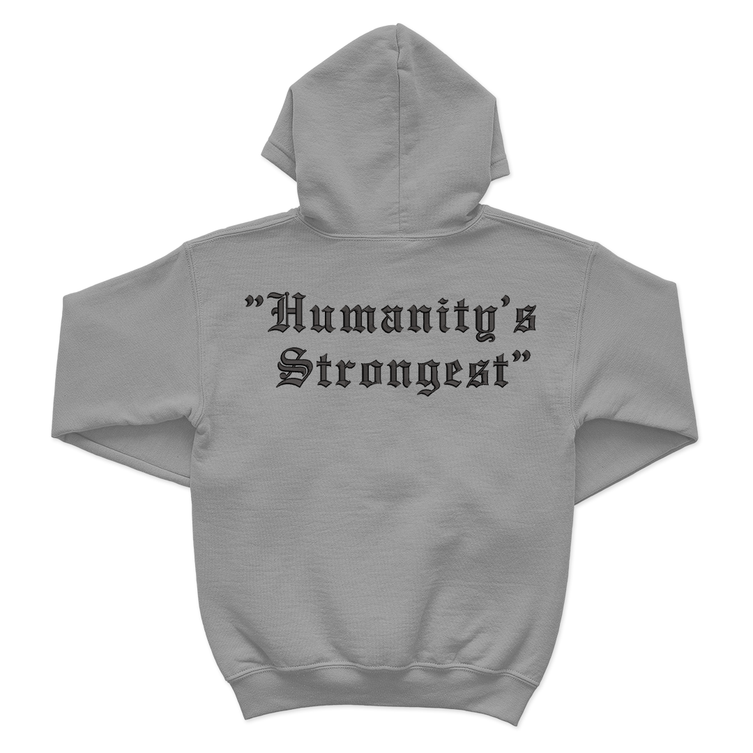 Humanity's strongest Embroidered Hoodie