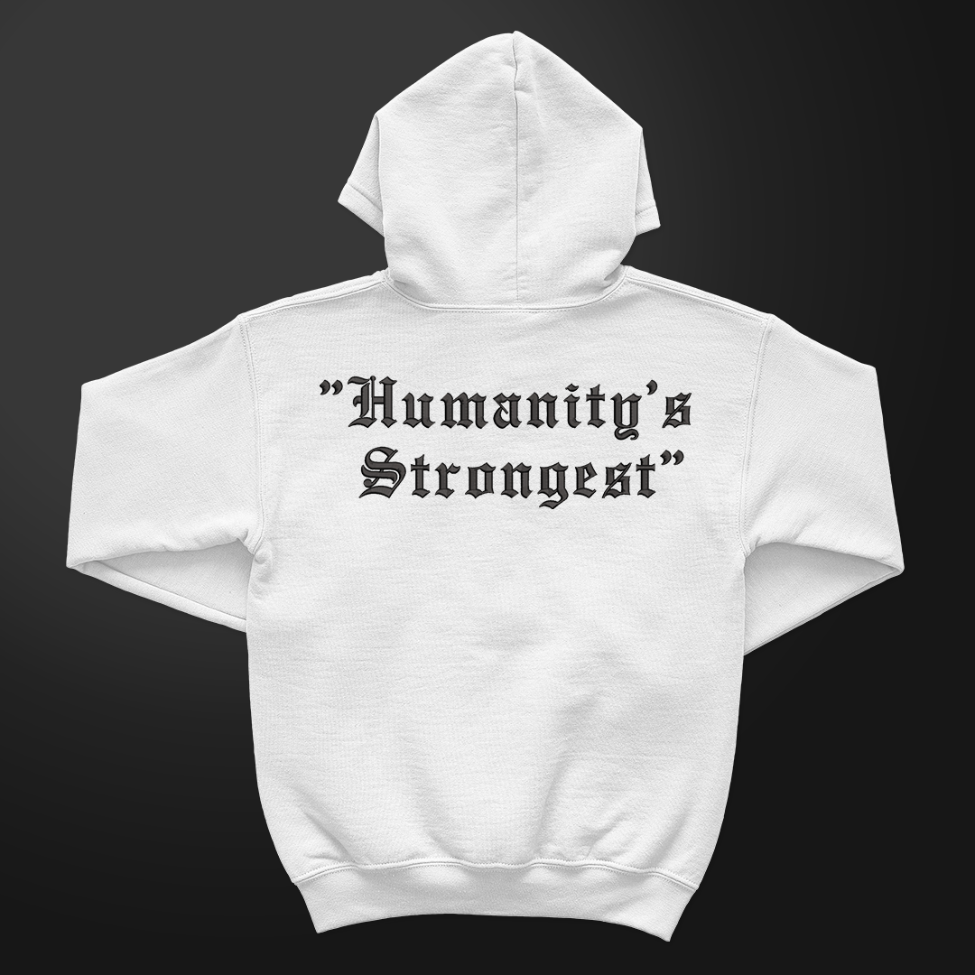 Humanity's strongest Embroidered Hoodie
