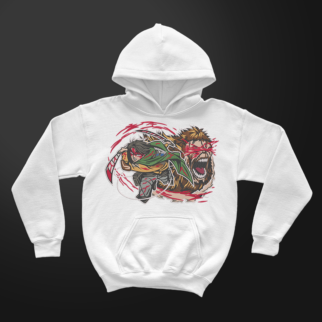 Humanity's strongest Embroidered Hoodie
