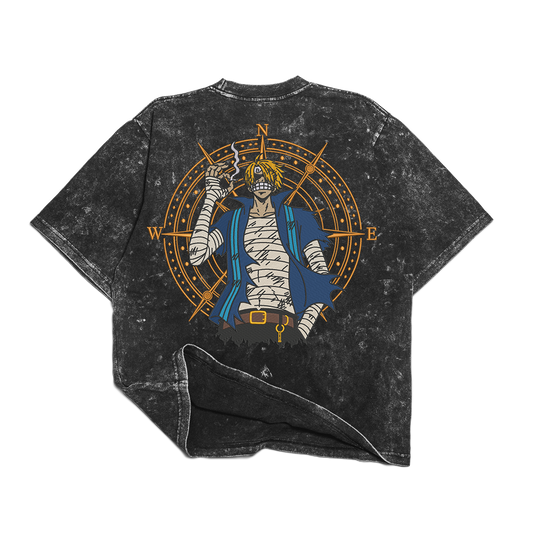 Sanji Embroidered Oversize T-Shirt