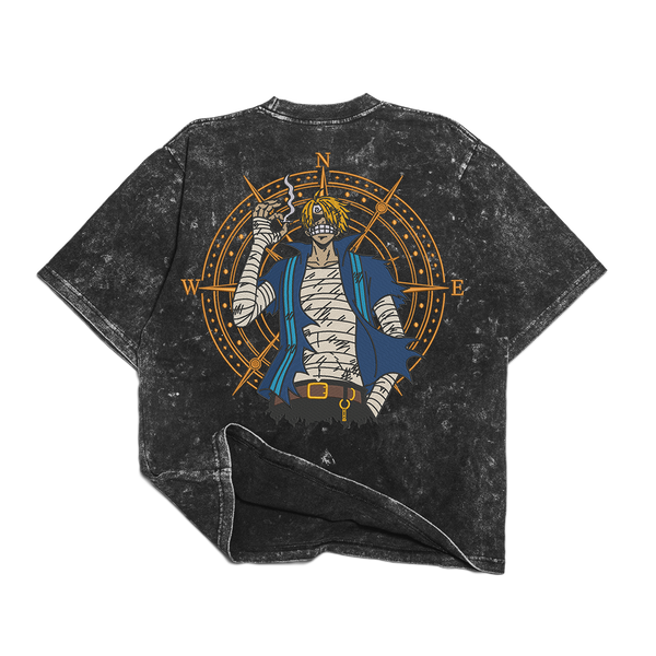Sanji Embroidered Oversize T-Shirt