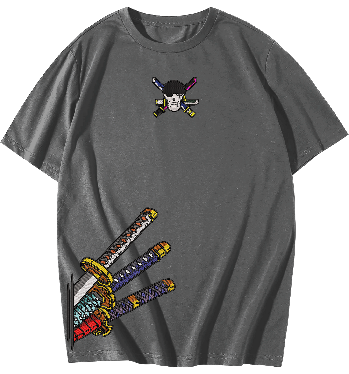 Zoro Katana Embroidered T-Shirt