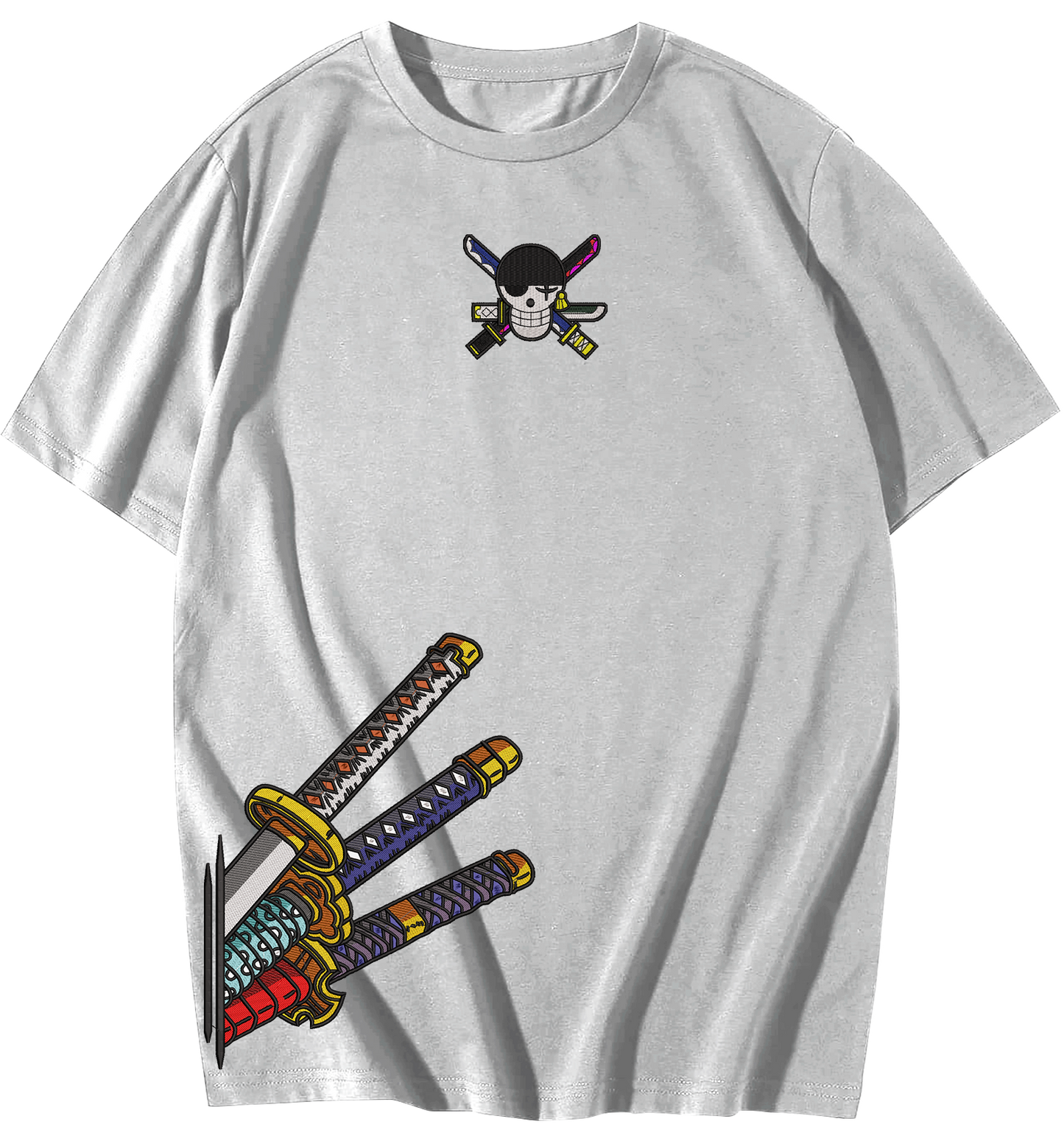 Zoro Katana Embroidered T-Shirt